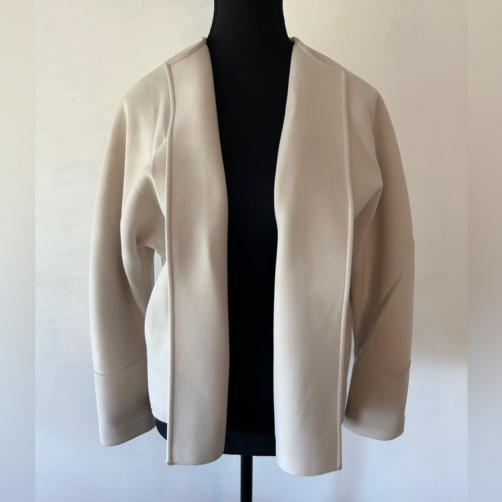 OAK + FORT Cream Women's Blazer